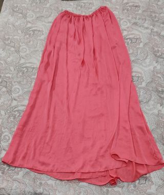 Falda larga Zara M + Bikini