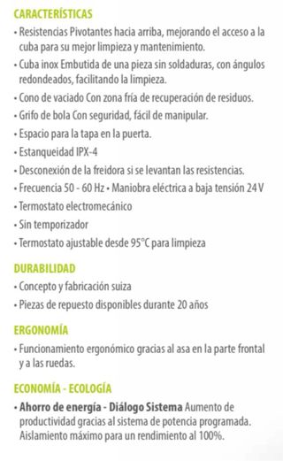 Freidora Valentine C400 - Doble Cuba
