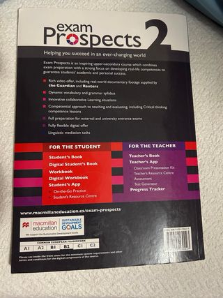 EXAM PROSPECTS 2 Student's book: libro de texto...