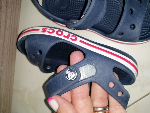 Sandali Crocs bimbo C8 blu