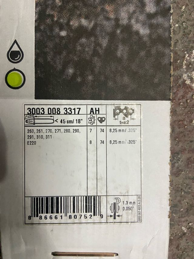 Espada Stihl 3003 008 3317 - 45cm