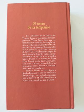 El tesoro de los templarios. Hanny Alders