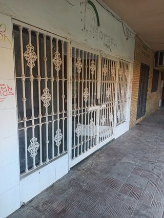 Rejas blancas para puerta