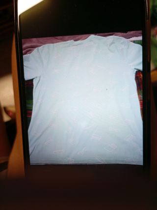 Camiseta verde menta estampada