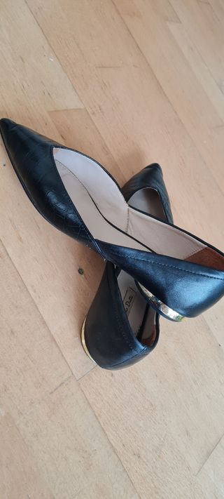 Bailarinas Massimo Dutti negras