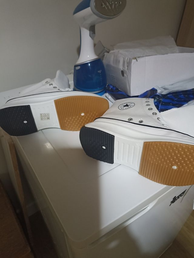 Converse All Star blancas plataforma