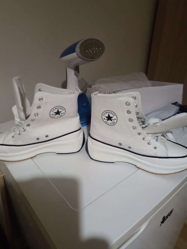 Converse All Star blancas plataforma