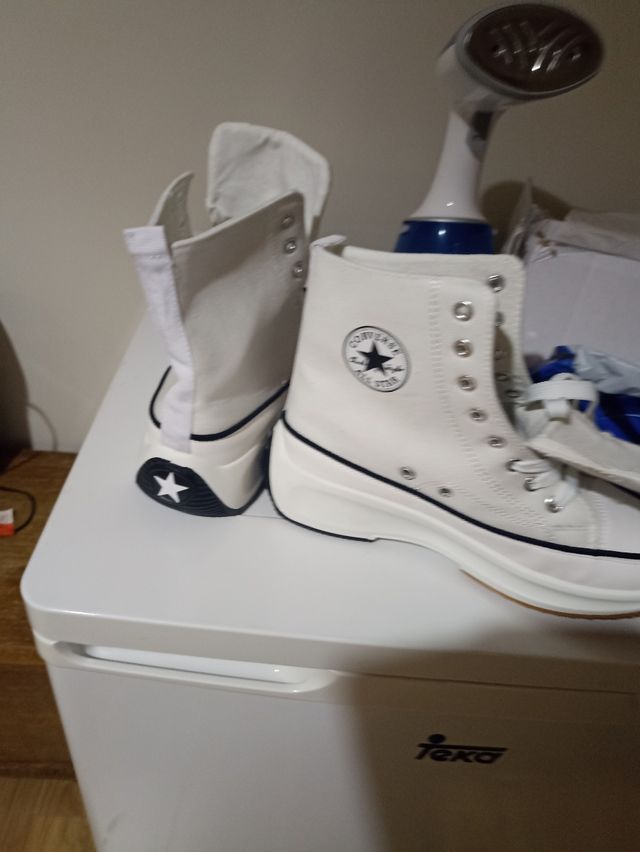 Converse All Star blancas plataforma