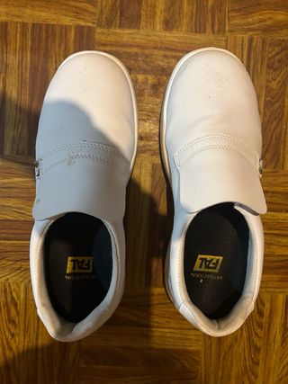 Zapatos seguridad F4L unisex 40 blancos