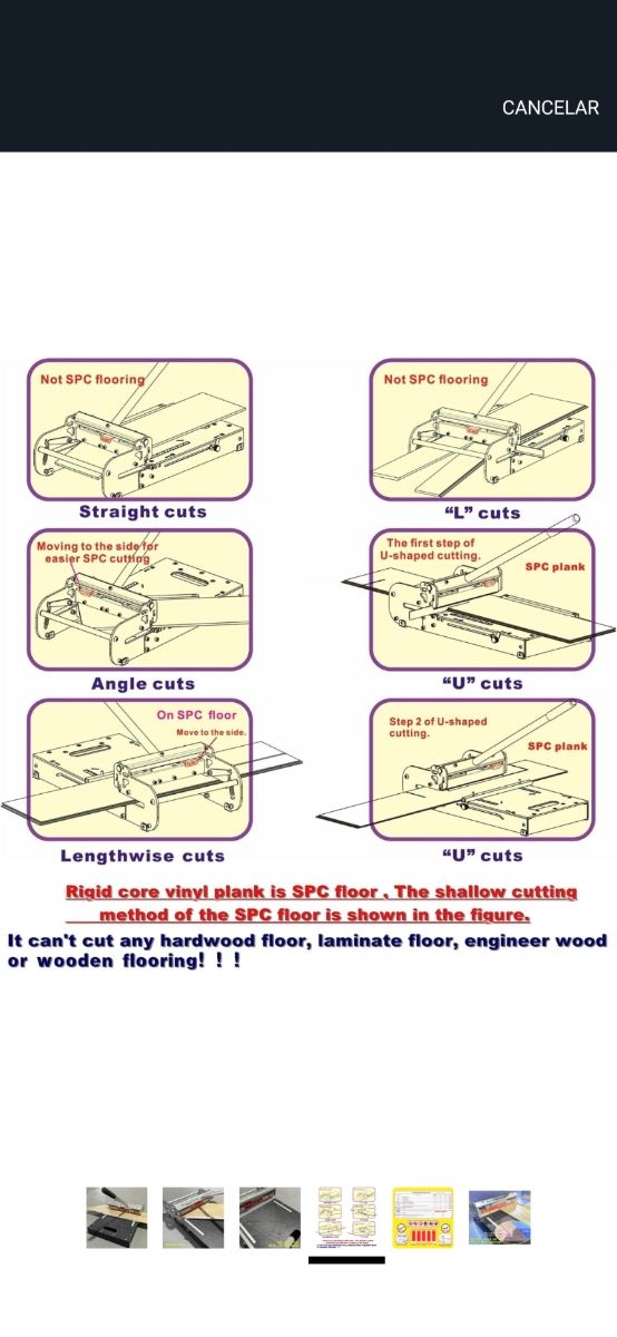 Cortador suelo vinílico 8 mm Mantistol