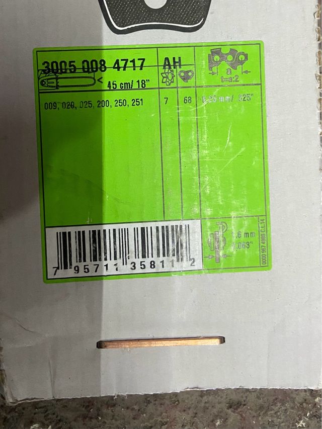 Espada Stihl 3005 008 4717