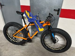 Silla portabebe bici