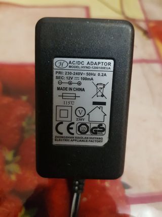 Adaptador AC/DC 12V HYND-1200100EUA