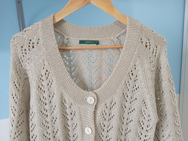 Chaqueta tejida SANTE beige