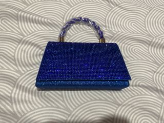 Bolso fiesta azul brillante