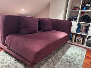 Sofá chaise longue 2-3 plazas - Morado