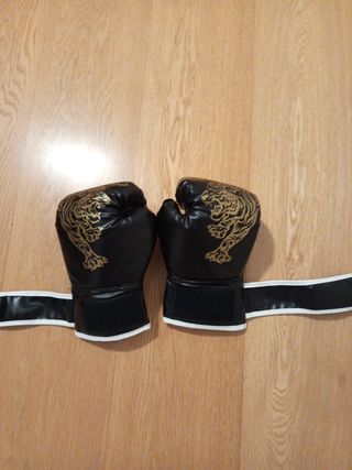 Guantes boxeo negros - Talla única