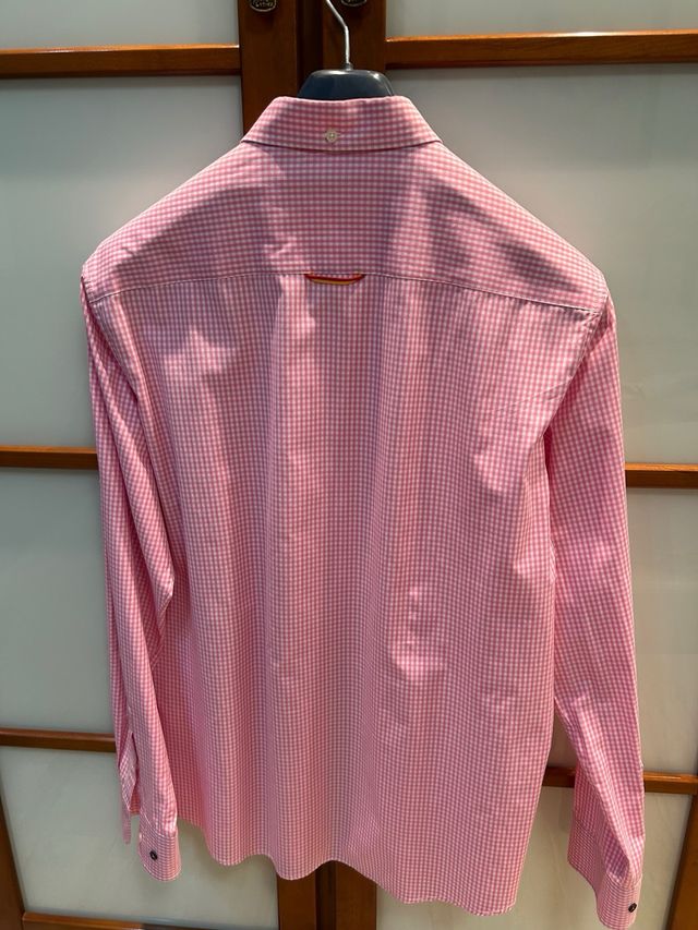 Camisa Spagnolo cuadros rosa