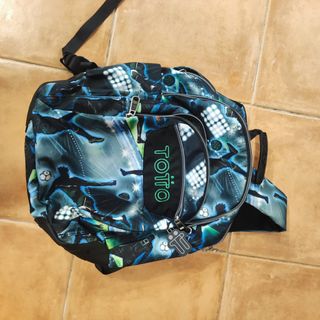 Mochila escolar Totto azul