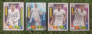 Lote de 4 cromos Adrenalyn XL 2016-17 Real Madrid