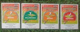 Lote de 4 cromos Adrenalyn XL 2016-17 Real Madrid