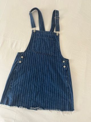 Vestido vaquero a rayas