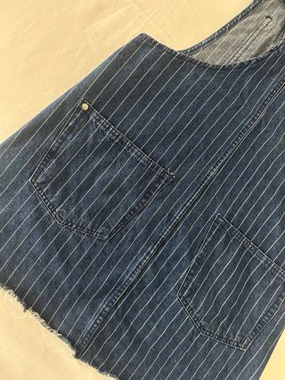 Vestido vaquero a rayas