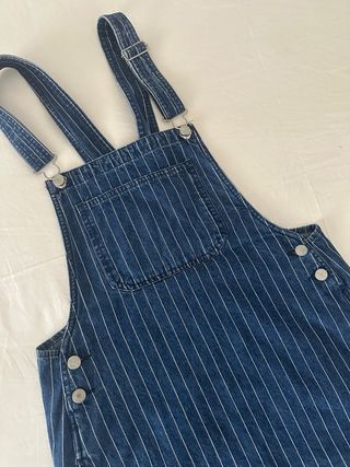 Vestido vaquero a rayas