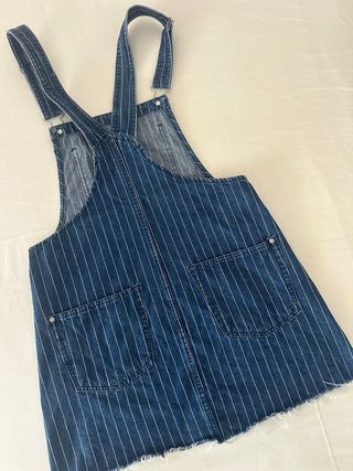 Vestido vaquero a rayas