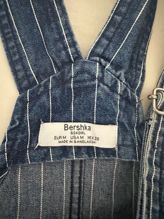 Vestido vaquero a rayas