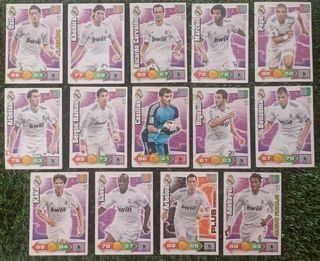 Lote de 14 cromos Adrenalyn XL 2010 Real Madrid