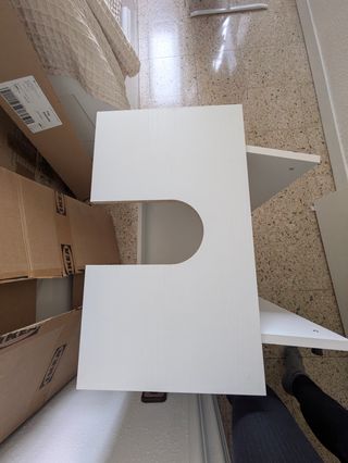 Armario lavabo blanco