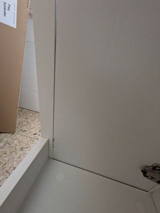 Armario lavabo blanco