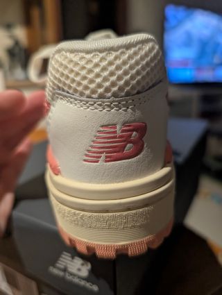 New Balance 550 rosa-bianche
