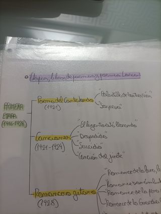 Apuntes Literatura Castellano bachiller, selectivo