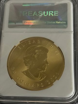 Moneda no  Oro Canadá Queen Elizabeth II