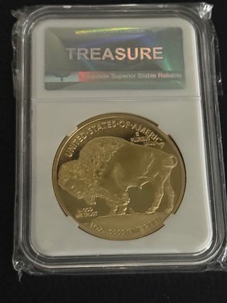 Moneda
no Oro Bisonte 2022