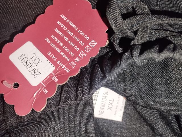 Pantalón negro mujer - cintura elástica