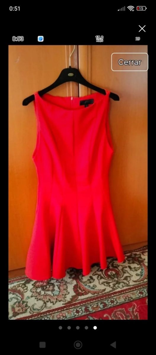 Vestido Zara rojo vuelo