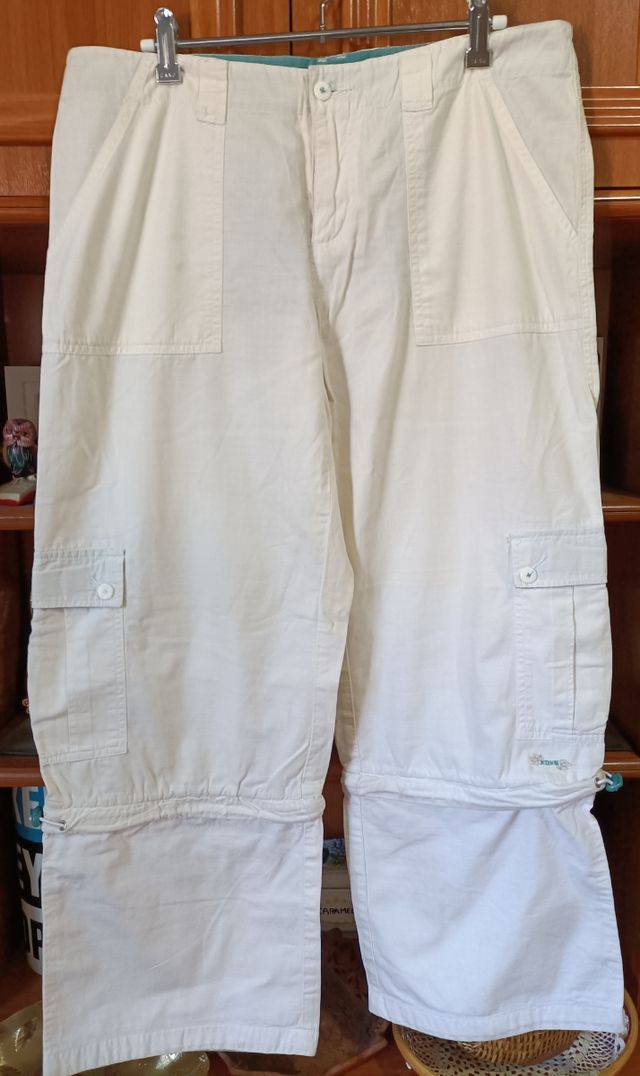 Pantalón convertible XDYE blanco - T.L