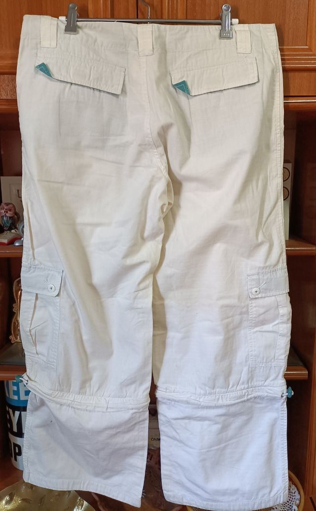 Pantalón convertible XDYE blanco - T.L