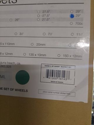 SET RUOTE MTB NUOVE SHIMANO HG IODINE 2 BOOST 29