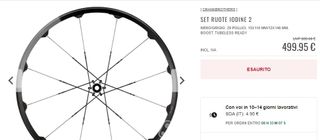 SET RUOTE MTB NUOVE SHIMANO HG IODINE 2 BOOST 29