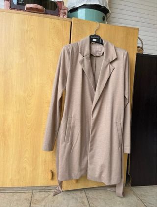 Cappotto beige primavera-autunno
