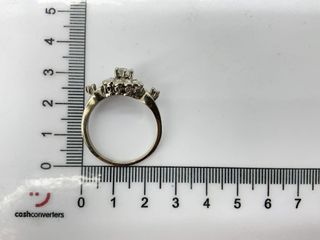 anillo oro 18k con piedra con diamante