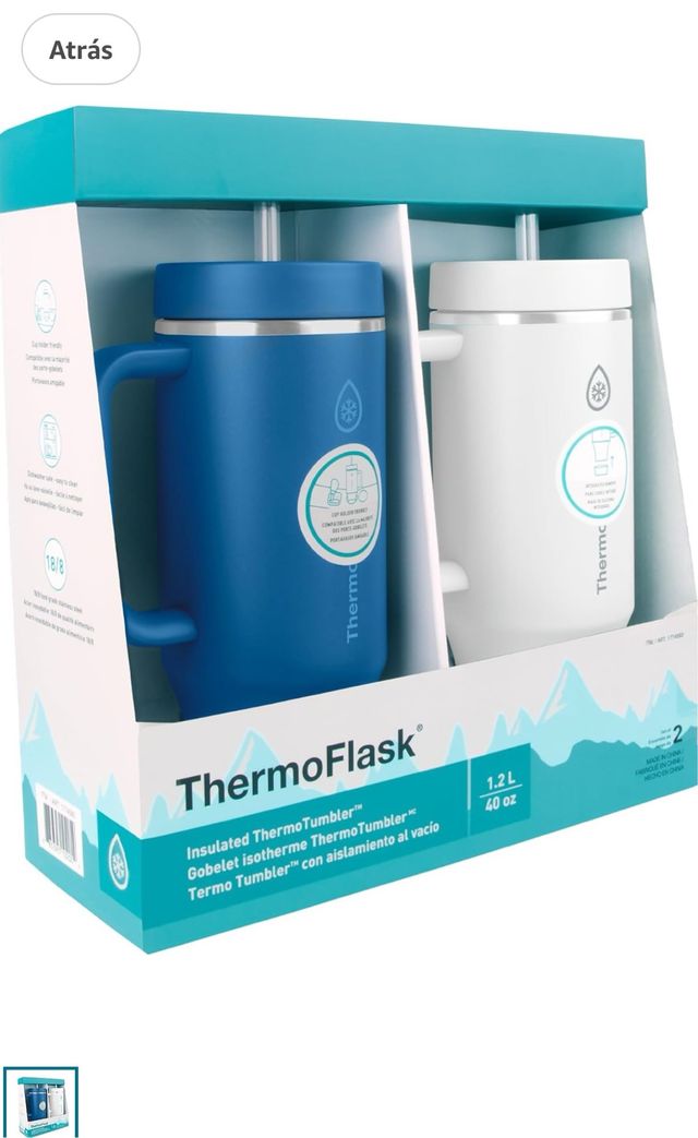 Oferta Pack 2 Vasos ThermoFlask 1.2L