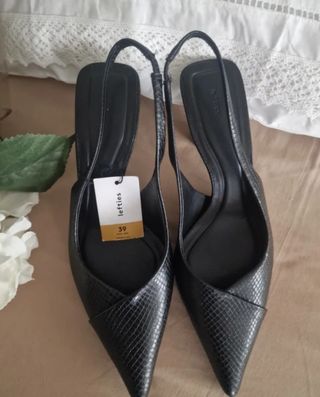 Tacones negros Lefties -talla 39