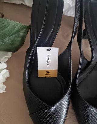 Tacones negros Lefties -talla 39