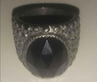 Anillo vintage ónix
