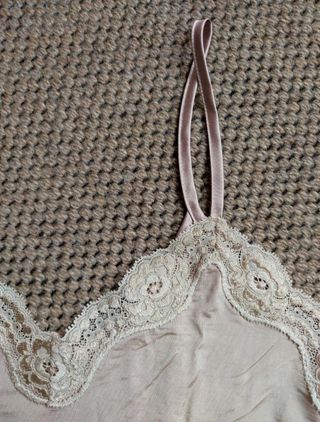 Combinación beige encaje